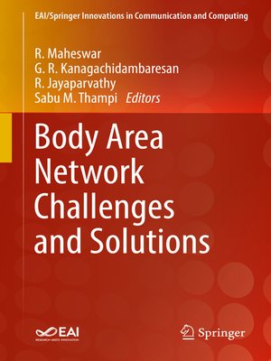 cover image of Body Area Network Challenges and Solutions